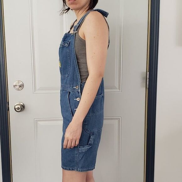 90s/Y2K Green Bay Packers Shortalls - Picture 2 of 4